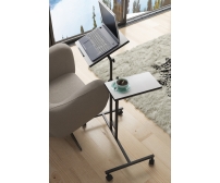 Evdemo Ayarlanabilir Laptop Masası Ofis Çalışma Masası Beyaz